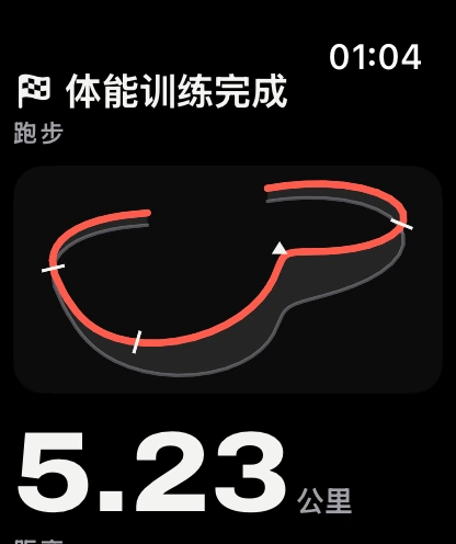 Apple Watch 上附带轨迹的体能训练总结